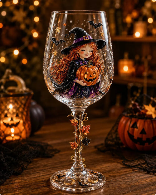 🔥🎁Halloween Wine Glass Collection Gift Box Set✨
