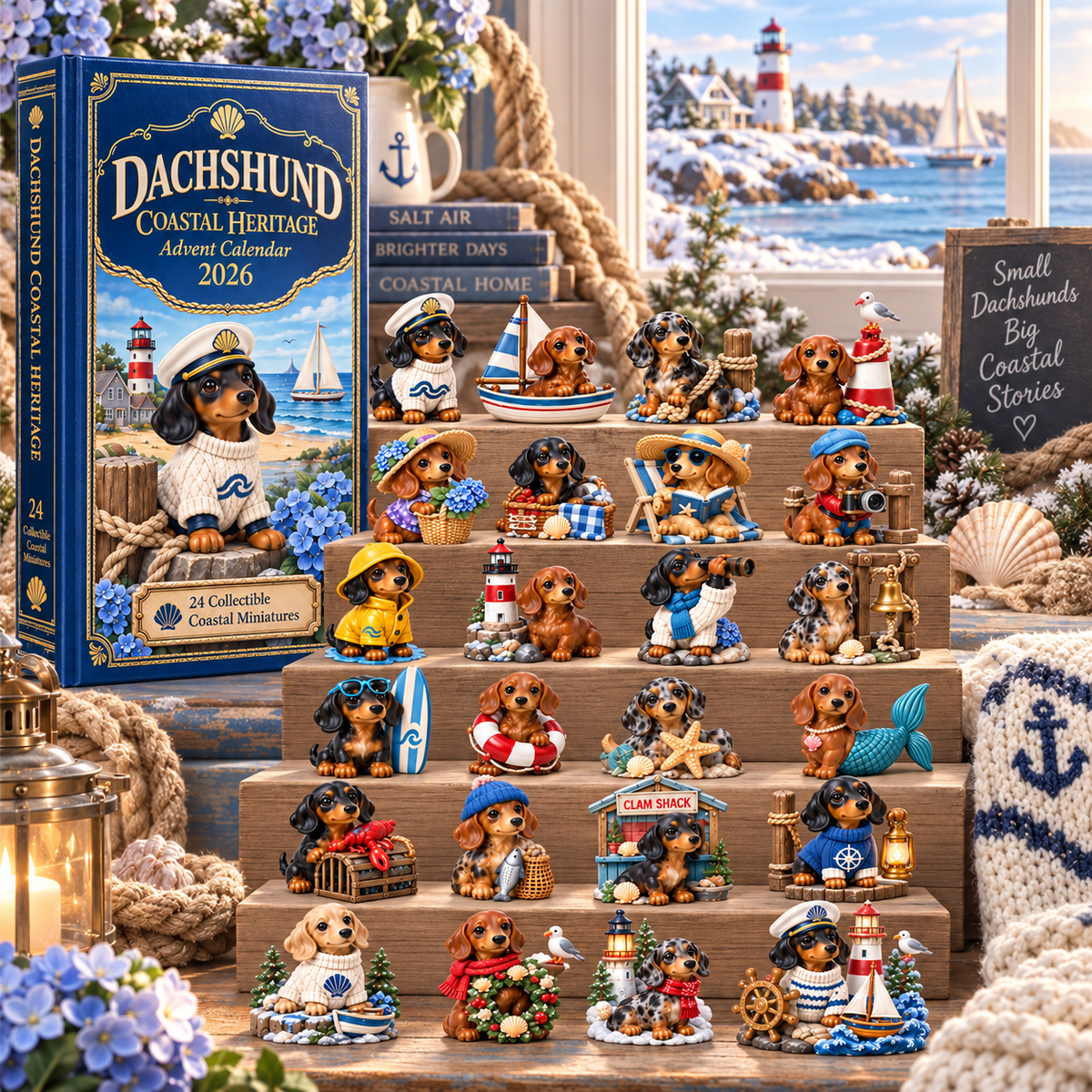 24 Days by the Sea — Dachshund Coastal Heritage Advent Calendar 2026