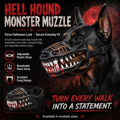 🎃 EARLY HALLOWEEN 50% OFF🔥🐶Hell Hound Monster Muzzle
