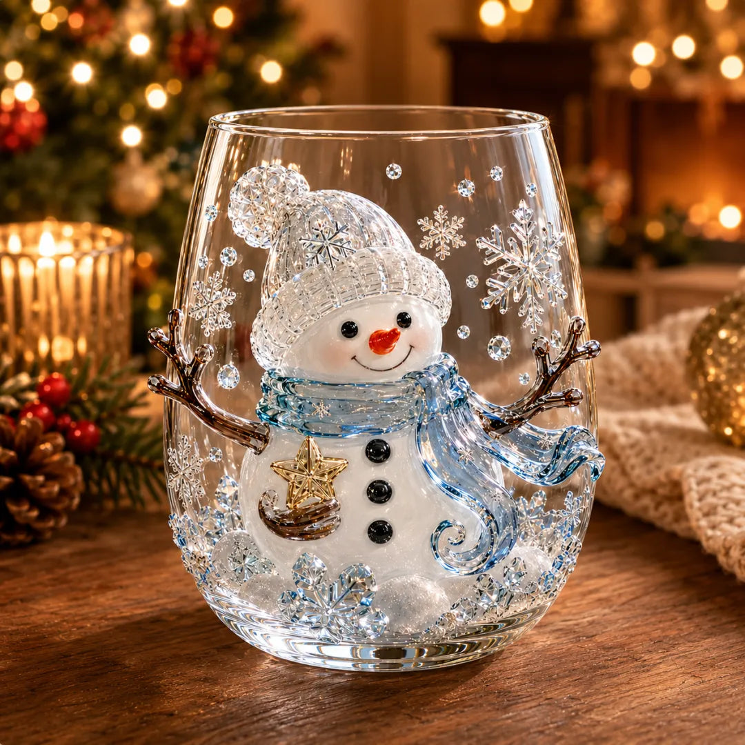 🎁Magical Christmas Glass Cup Gift Collection✨& Free Shipping
