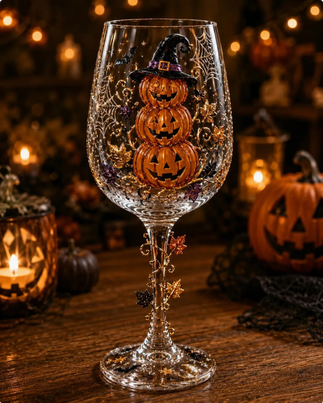 🔥🎁Halloween Wine Glass Collection Gift Box Set✨
