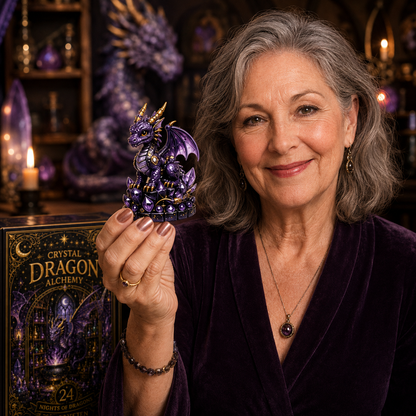 Crystal Dragon Alchemy Halloween Countdown Collection – 24 Nights of Dragons, Crystal Eggs & Magical Potion Miniatures for Fantasy Collectors