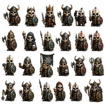 ⚔️Undead Vikings Advent Calendar 2026 – 24-Day Countdown with Collectible  Undead Warrior Miniatures