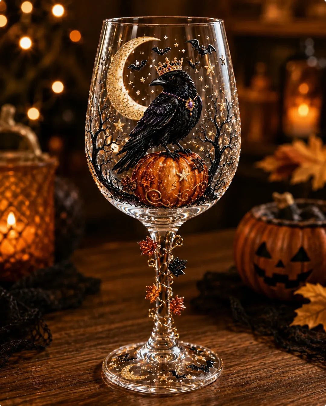 🔥🎁Halloween Wine Glass Collection Gift Box Set✨