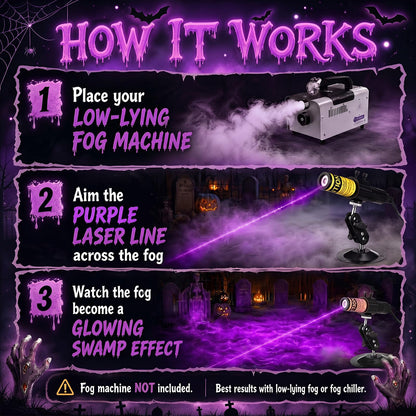 Monizes™ Halloween Laser Swamp Light