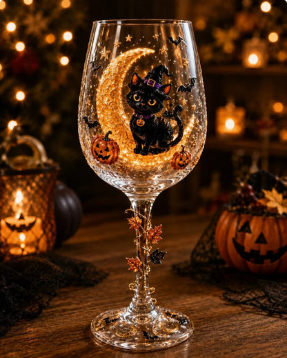 🔥🎁Halloween Wine Glass Collection Gift Box Set✨