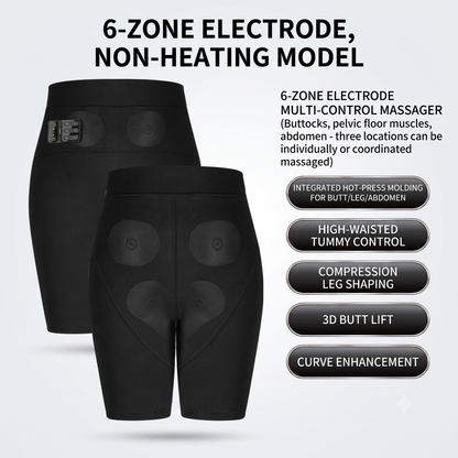 3-Zone EMS Toning Shorts: Targeted Abdomen, Glutes & Pelvic Floor Support