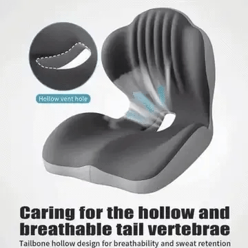 Monizes™ ErgoNest – Integrated Memory Foam Seat & Lumbar Support Cushion
