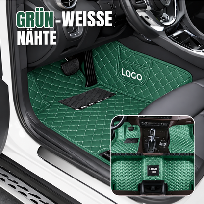 Elvie 2026 Premium 5-lagige maßgefertigte Leder-Fußmatten für Autos