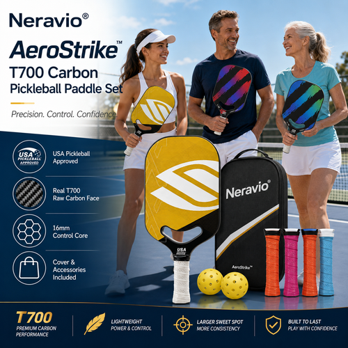 AeroStrike™ 16MM T700 Carbon Pickleball Paddle