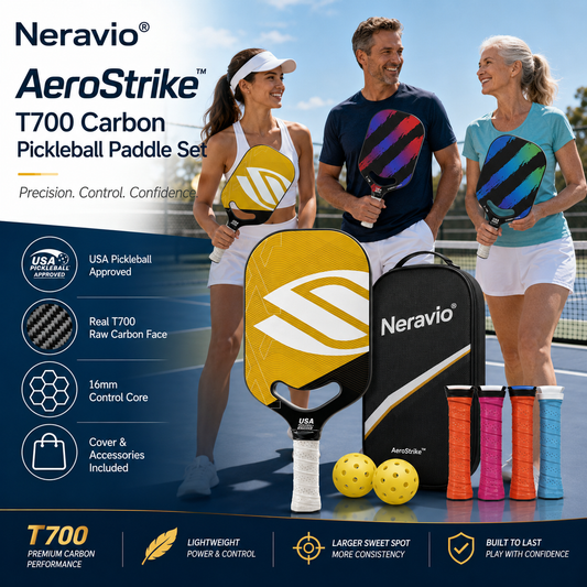AeroStrike™ 16MM T700 Carbon Pickleball Paddle