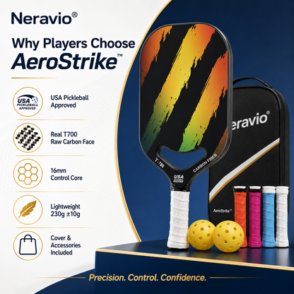 AeroStrike™ 16MM T700 Carbon Pickleball Paddle