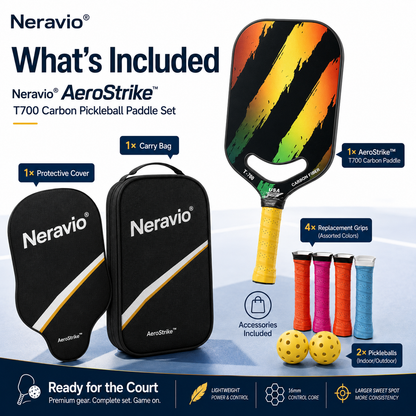 AeroStrike™ 16MM T700 Carbon Pickleball Paddle