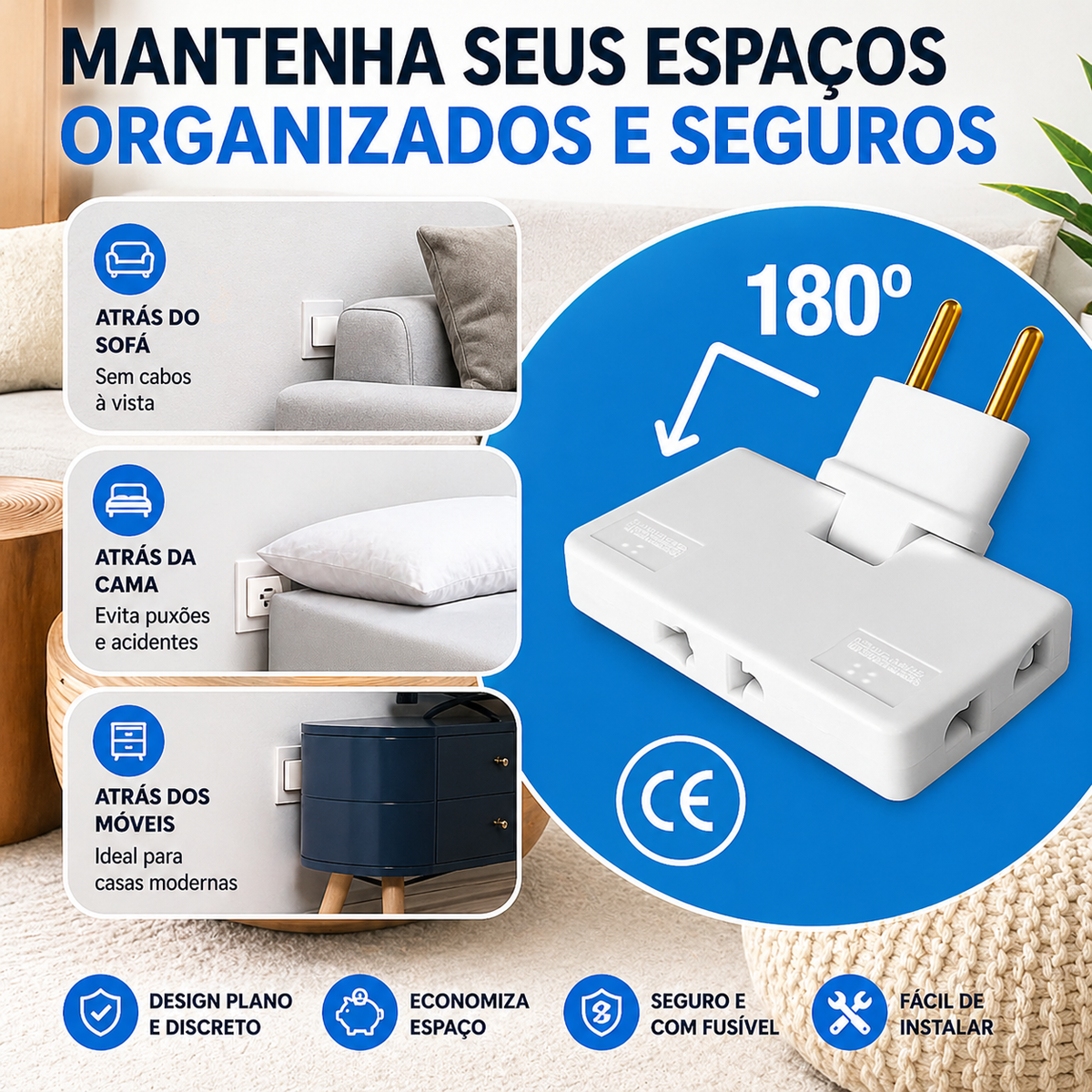 Adaptador plano múltiplo - EasyLink