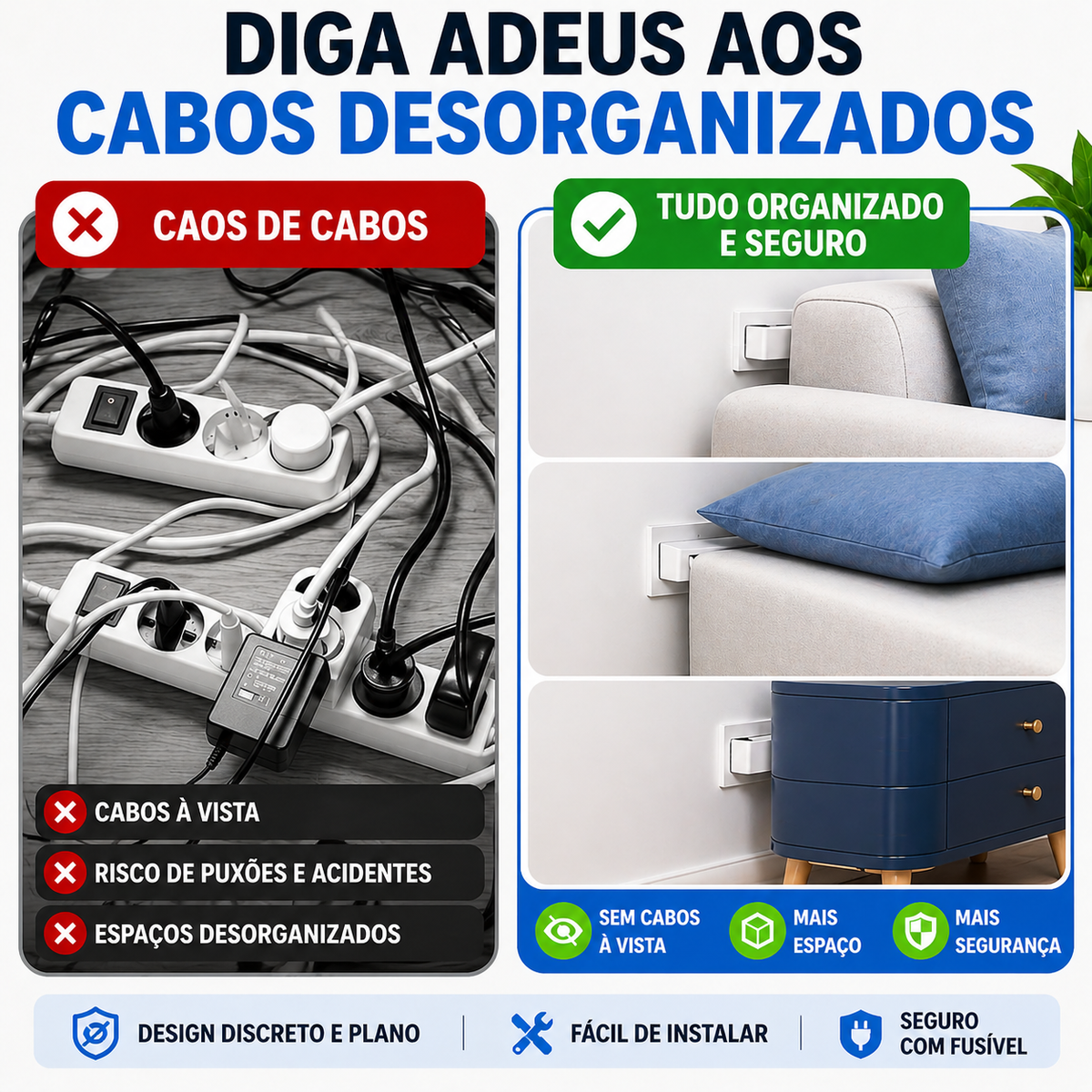Adaptador plano múltiplo - EasyLink