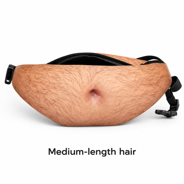 😂 Hilarious Fake Beer Belly Fanny Pack - The Ultimate Gag Gift & Prank Waist Bag 🍺