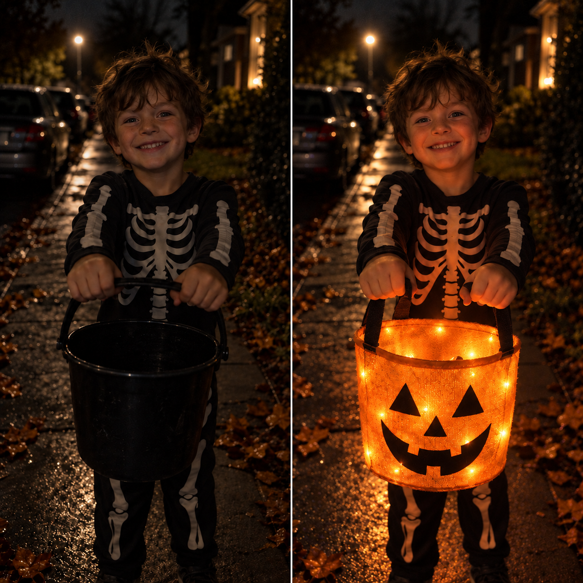 BooBucket™ LED Halloween Candy Bucket