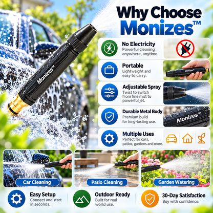 Monizes™ High-Pressure Car Wash & Garden Spray Gun