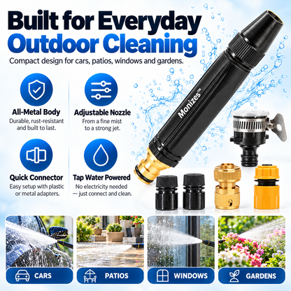 Monizes™ High-Pressure Car Wash & Garden Spray Gun