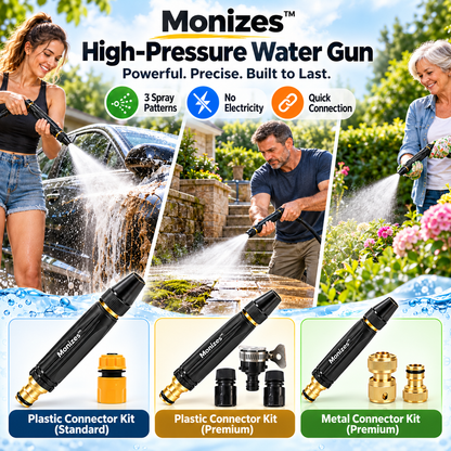 Monizes™ High-Pressure Car Wash & Garden Spray Gun