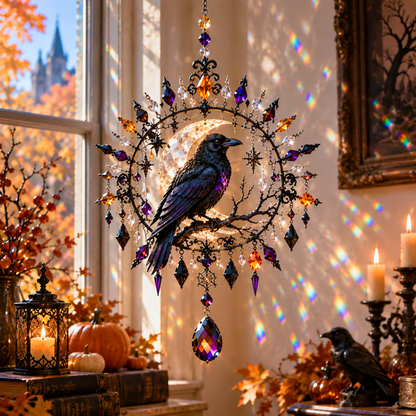 🔥🎁🎃 Halloween Crystal Suncatcher - Turn Sunlight Into Halloween Magic 🌈