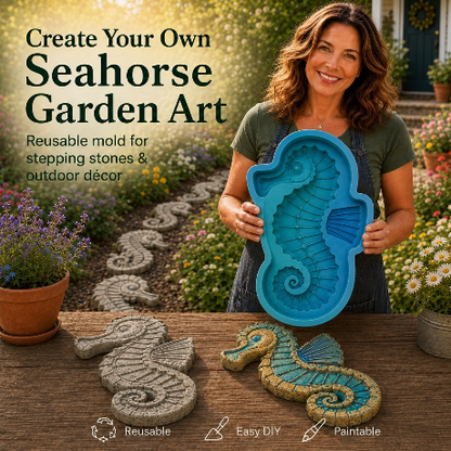 💥 LAST DAY 55% OFF - 🌊Reusable Ocean Garden Art Mold – DIY Stepping Stones