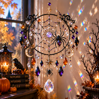 🔥🎁🎃 Halloween Crystal Suncatcher - Turn Sunlight Into Halloween Magic 🌈