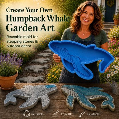 💥 LAST DAY 55% OFF - 🌊Reusable Ocean Garden Art Mold – DIY Stepping Stones