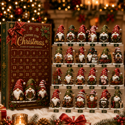 ✨24-Day Christmas Countdown Advent Calendar –Christmas gnome Ornament