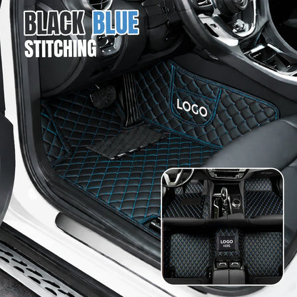 Elvie 2026 Premium 5-Layer Leather Custom Floor Mats for Cars