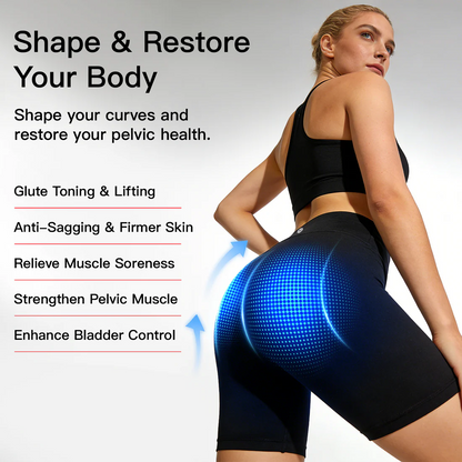 3-Zone EMS Toning Shorts: Targeted Abdomen, Glutes & Pelvic Floor Support
