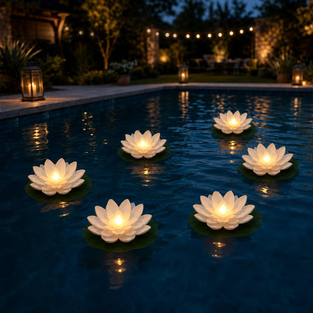 🏆2026 HOT SALE💥Floating Lotus Lights