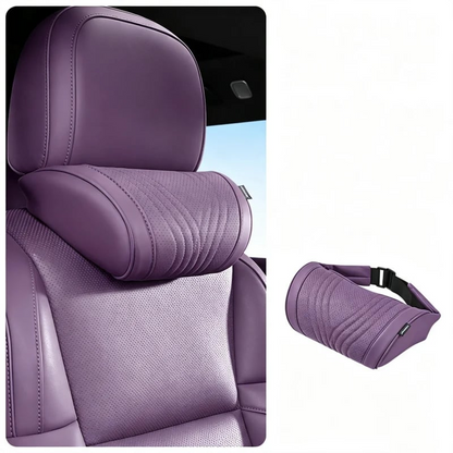 Monizes™ Ergonomic Memory Foam Car Neck & Lumbar Support Pillow