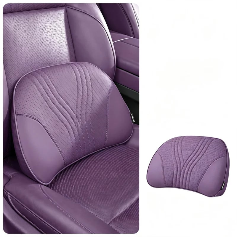 Monizes™ Ergonomic Memory Foam Car Neck & Lumbar Support Pillow
