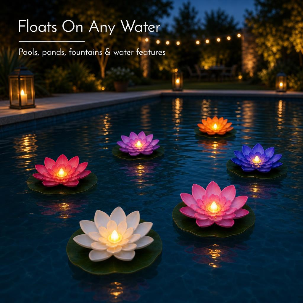 🏆2026 HOT SALE💥Floating Lotus Lights