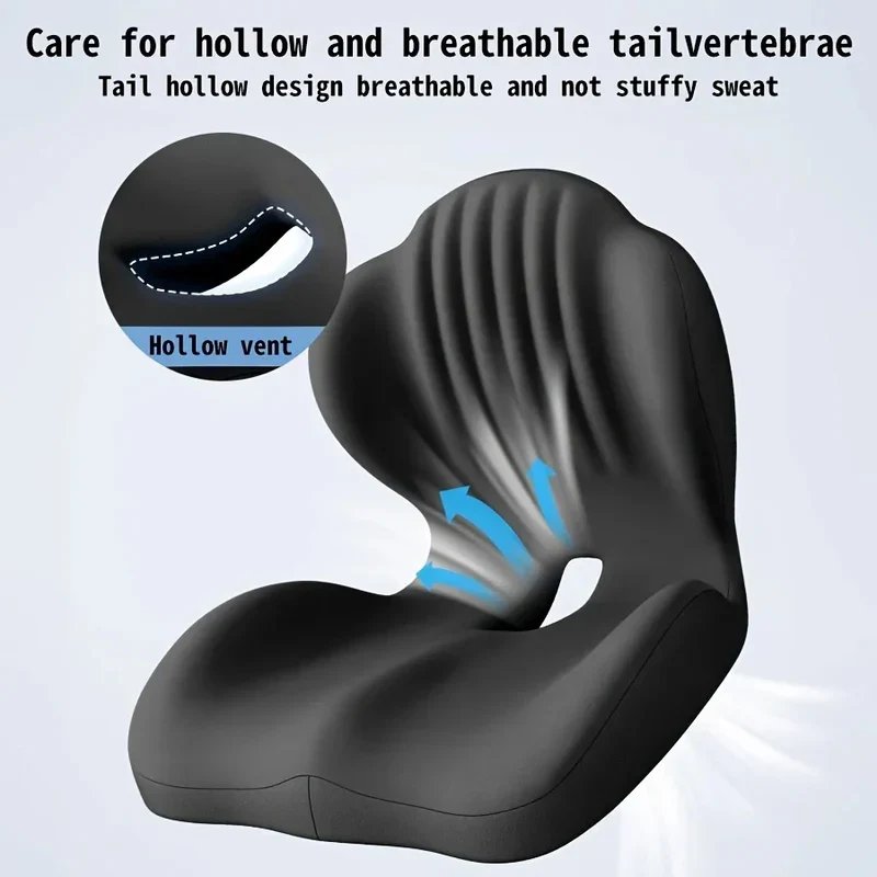 Monizes™ ErgoNest – Integrated Memory Foam Seat & Lumbar Support Cushion