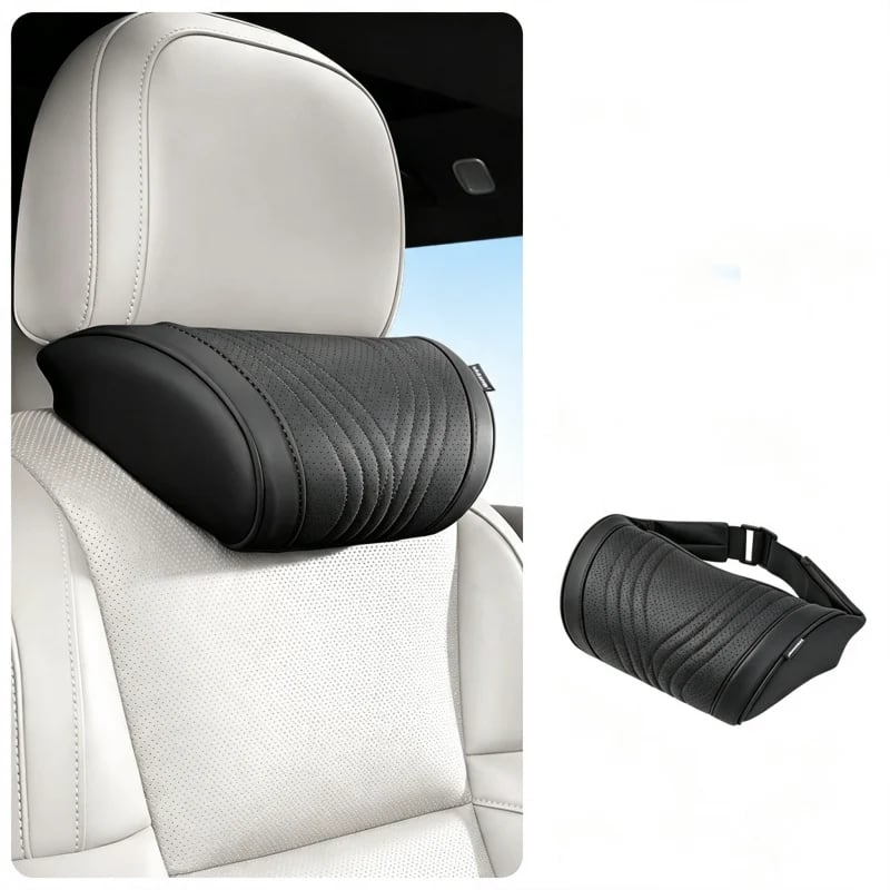Monizes™ Ergonomic Memory Foam Car Neck & Lumbar Support Pillow
