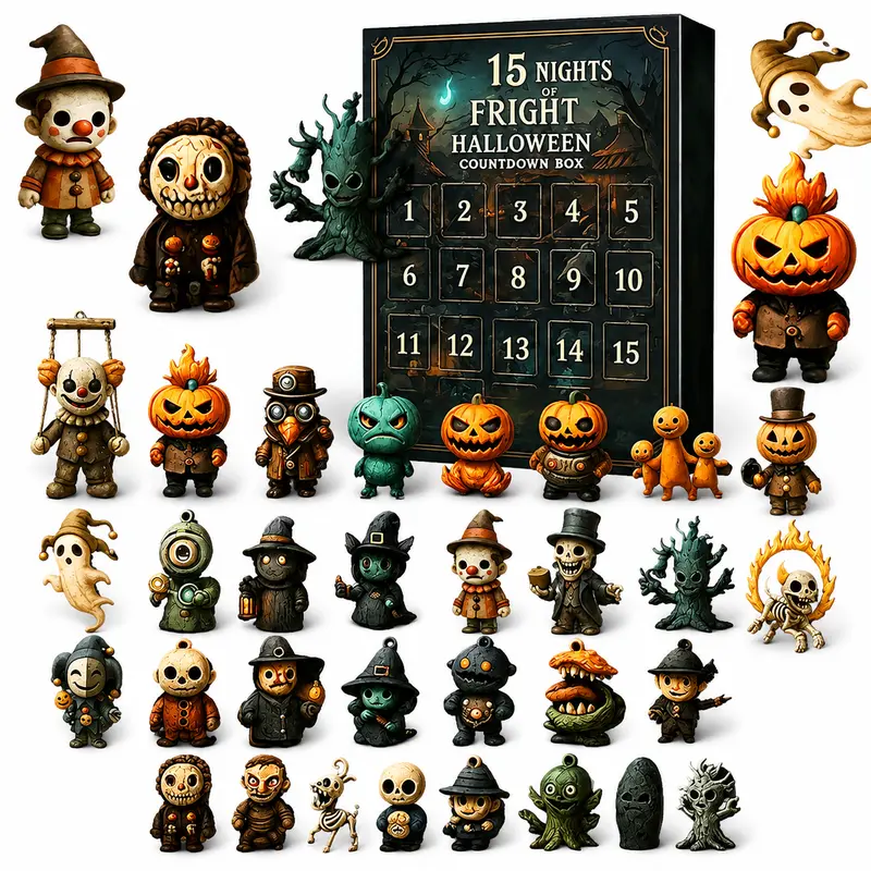 2026 Halloween Countdown Advent Calendar Gift Box-31 Nights of Fright Blindbags Surprise Set
