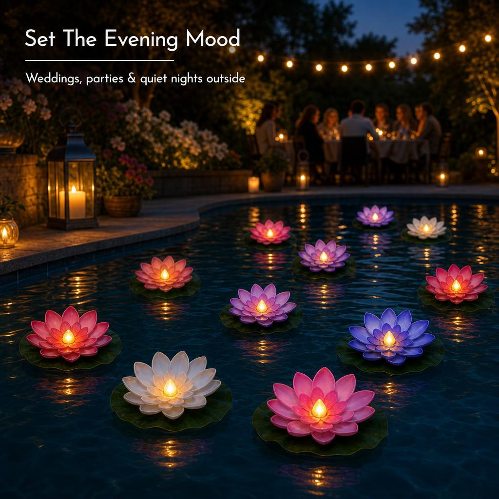🏆2026 HOT SALE💥Floating Lotus Lights