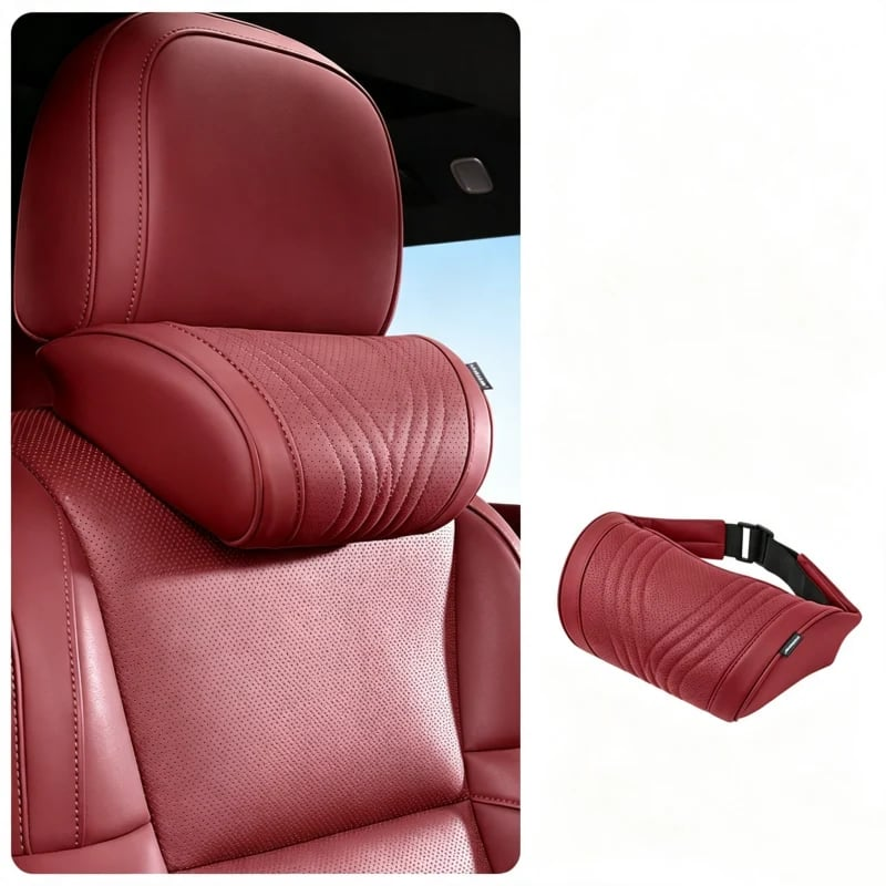 Monizes™ Ergonomic Memory Foam Car Neck & Lumbar Support Pillow