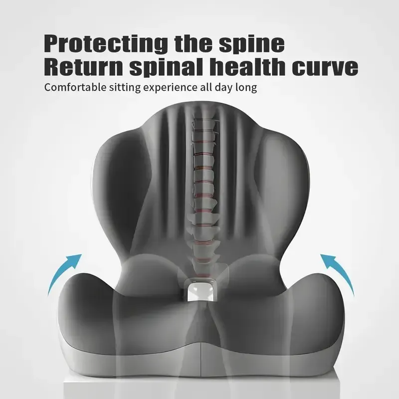 Monizes™ ErgoNest – Integrated Memory Foam Seat & Lumbar Support Cushion