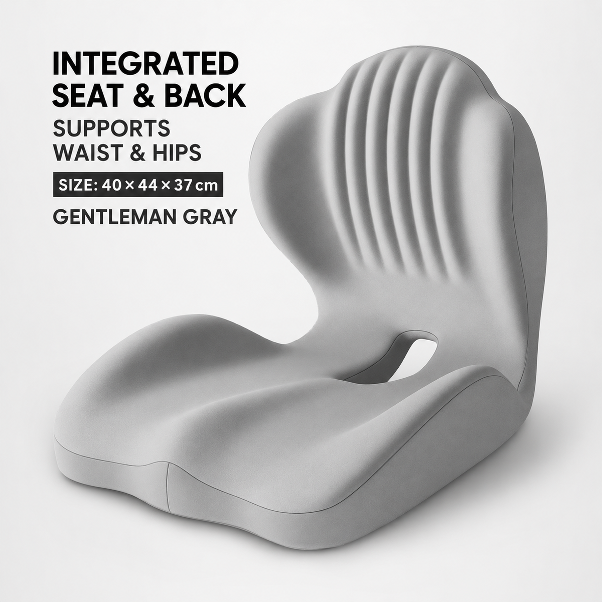 Monizes™ ErgoNest – Integrated Memory Foam Seat & Lumbar Support Cushion