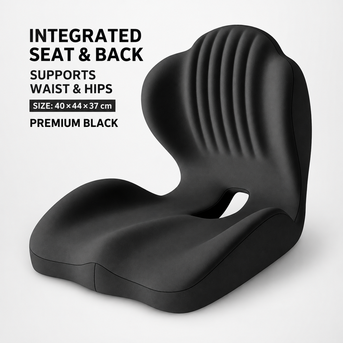 Monizes™ ErgoNest – Integrated Memory Foam Seat & Lumbar Support Cushion